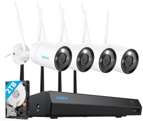 41ZWN6qCsHL. AC REOLINK 4K 12-Channel Wireless Security Camera System, 4pcs