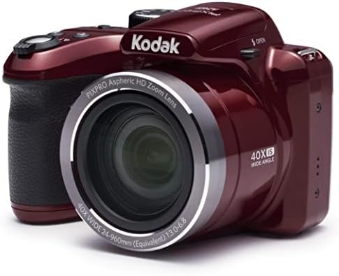 41kVfqZ8DvL. AC Kodak AZ401RD Point & Shoot Digital Camera with 3" LCD, Red