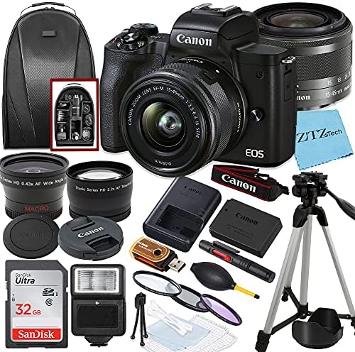 5108CUFls6S. AC Canon EOS M50 Mark II Mirrorless Vlogging Digital Camera