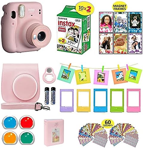 51Dn448Am S. AC Fujifilm Instax Mini 11 Instant Camera Blush Pink + Shutter