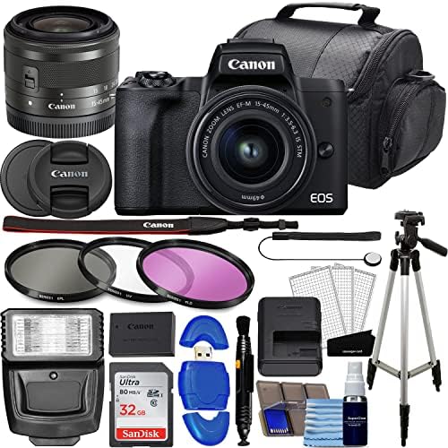 51TvBgC0TgL. AC Camera EOS M50 Mark II Mirrorless Digital SLR with 15-45mm