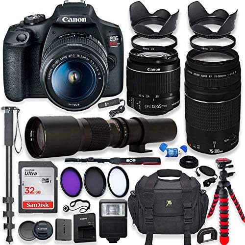 51ezEySav2L. AC Canon EOS Rebel T7 DSLR Camera with 18-55mm is II