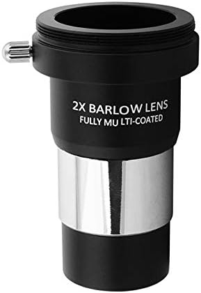 31c3Hnl1iBL. AC Barlow Lens 2X, Bysameyee 1.25 Inch Fully Multi-Coated Metal
