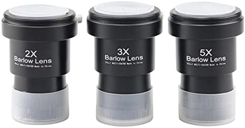 31w1DBIeBL. AC Telescope Barlow Lenses Kit 2X-3X-5X, 1.25 Inch Telescope