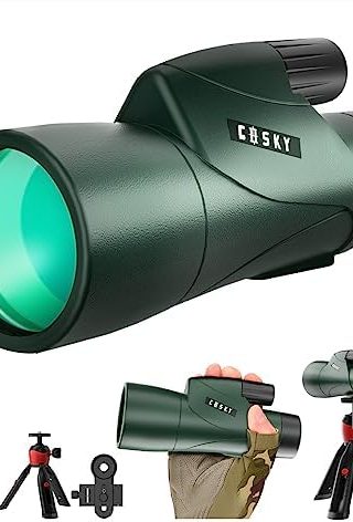 Gosky Piper Monocular Telescope, 12×55 HD Monocular for