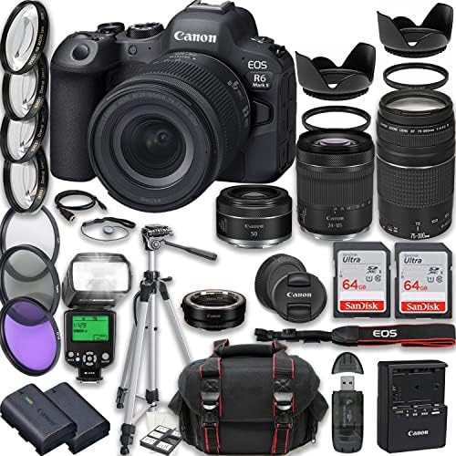 51IjhPfbN6L. AC Canon EOS R6 Mark II Mirrorless Camera with RF 24-105mm