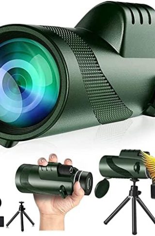 80×100 Monocular-Telescope High Powered Monocular for Adults