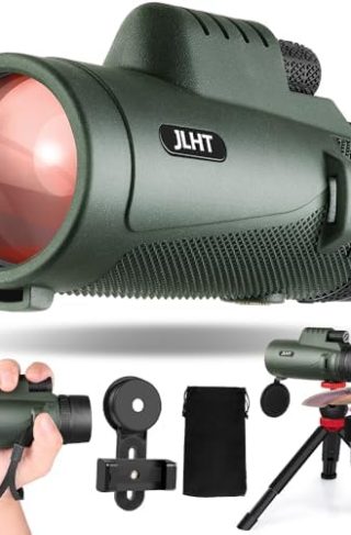 40X60 High Power Monocular Telescope with Smartphone Adapter