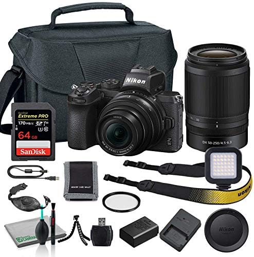 51pnKCLvpJL. AC Nikon Z 50 Mirrorless Digital Camera with 16-50mm and