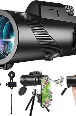 PhysioPhyx 80×100 Monocular-Telescope High Powered for