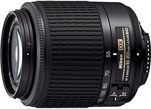 51xa9Tf leL. AC Nikon 55-200mm f4-5.6G ED AF-S DX Nikkor Zoom Lens (Renewed)