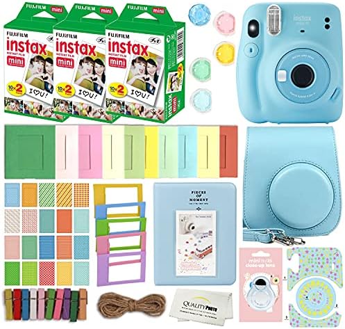51As4mlzRzS. AC Fujifilm Instax Mini 11 Instant Camera with Case, 60 Fuji
