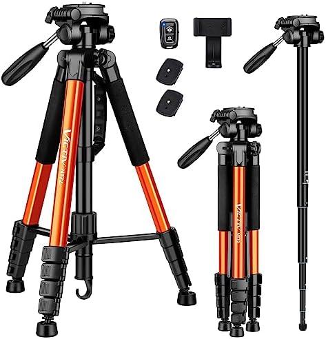 51YSutTcLHL. AC Camera Tripod, 72" Camera Tripod Stand with Remote, Heavy