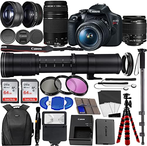 51wmKb6EZRL. AC Canon EOS Rebel T7 DSLR Camera with 18-55mm is II