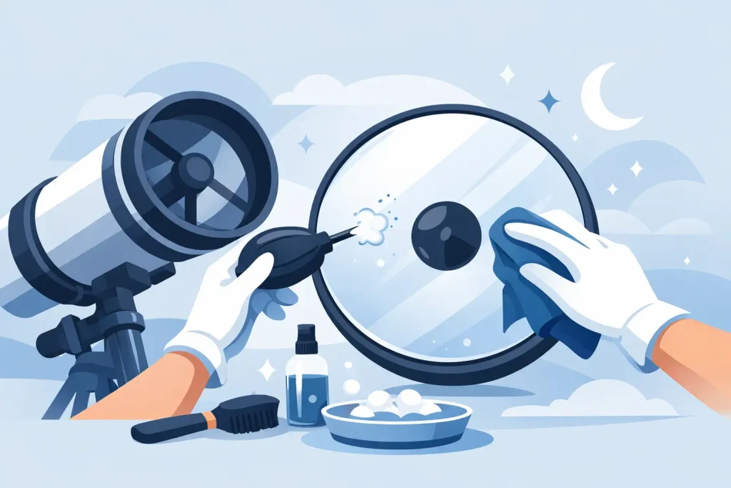 how to clean telescope mirror without damage featured How to Clean Telescope Mirror Without Damage